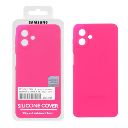 قاب سیلیکونی پاک کنی اورجینال Master Quality مدل Samsung Galaxy A07 - صورتی فانتزی (پک دار)