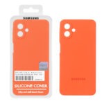 قاب سیلیکونی پاک کنی اورجینال Master Quality مدل Samsung Galaxy A07 - نارنجی (پک دار)