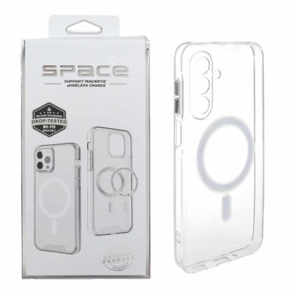 قاب اورجینال Space شفاف Magsafe مدل Samsung Galaxy A17 / A26 (پک دار)
