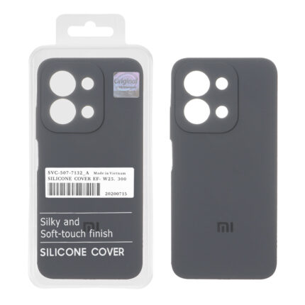 قاب سیلیکونی پاک کنی اورجینال Master Quality مدل Xiaomi Redmi 15C / Poco C85 - خاکستری (پک دار)