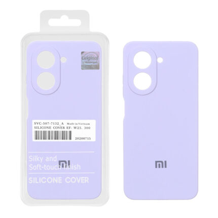 قاب سیلیکونی پاک کنی اورجینال Master Quality مدل Xiaomi Redmi A5 / Poco C71 - یاسی (پک دار)
