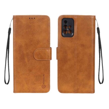 کیف موبایل مگنتی Nillkin مدل Samsung Galaxy A71 - عسلی