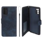 کیف موبایل مگنتی درجه یک داخل خز MNC Plus مدل Samsung Galaxy A03s / A02s - سرمه ای