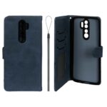 کیف موبایل مگنتی درجه یک داخل خز MNC Plus مدل Xiaomi Redmi Note 8 Pro - سرمه ای