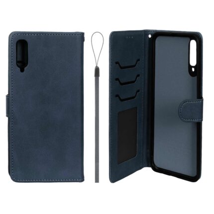 کیف موبایل مگنتی درجه یک داخل خز MNC Plus مدل Samsung Galaxy A70 / A70s - سرمه ای