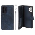کیف موبایل مگنتی درجه یک داخل خز MNC Plus مدل Samsung Galaxy A52 / A52s - سرمه ای
