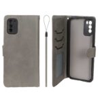 کیف موبایل مگنتی درجه یک داخل خز MNC Plus مدل Xiaomi Poco M3 - خاکستری