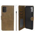 کیف موبایل مگنتی درجه یک داخل خز MNC Plus مدل Xiaomi Poco M3 - سبز زیتونی