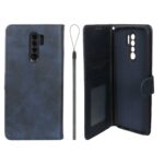 کیف موبایل مگنتی درجه یک داخل خز MNC Plus مدل Xiaomi Redmi 9 / Redmi 9 Prime / Poco M2 - سرمه ای