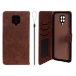 کیف موبایل مگنتی درجه یک داخل خز MNC Plus مدل Xiaomi Redmi Note 9S / Redmi Note 9 Pro / Redmi Note 9 Pro Max - قهوه ای