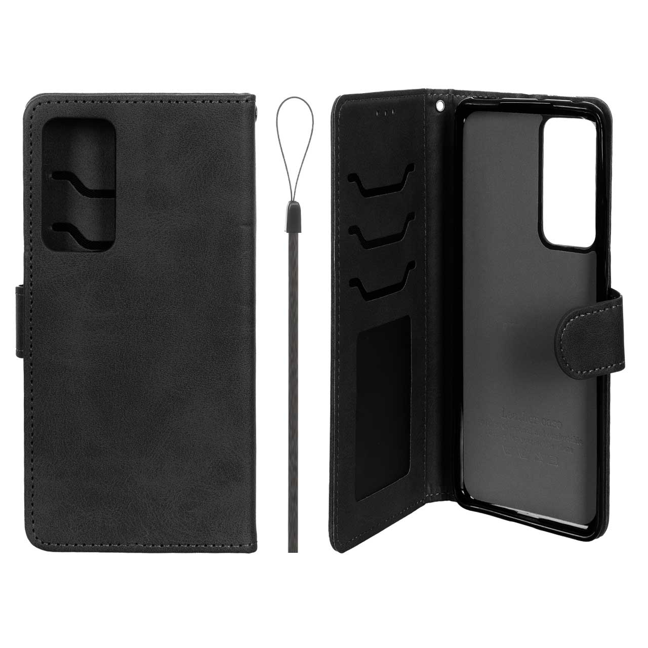 1585122 کیف موبایل مگنتی درجه یک داخل خز MNC Plus مدل Xiaomi Mi 12 / Mi 12X - مشکی - تصویر 1