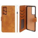کیف موبایل مگنتی درجه یک داخل خز MNC Plus مدل Xiaomi Mi 12 / Mi 12X - عسلی
