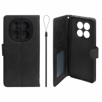 کیف موبایل مگنتی درجه یک داخل خز MNC Plus مدل Xiaomi Redmi Note 14 Pro 5G / Redmi Note 14 Pro Plus 5G / Poco X7 5G - مشکی