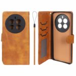 کیف موبایل مگنتی درجه یک داخل خز MNC Plus مدل Realme 12 Pro / Realme 12 Pro Plus - عسلی