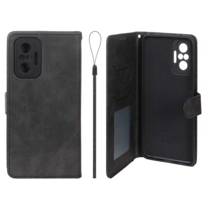کیف موبایل مگنتی درجه یک داخل خز MNC Plus مدل Xiaomi Redmi Note 10 Pro 4G / Redmi Note 10 Pro Max - مشکی