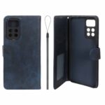 کیف موبایل مگنتی درجه یک داخل خز MNC Plus مدل Xiaomi Redmi Note 11 Pro Plus - سرمه ای