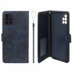 کیف موبایل مگنتی درجه یک داخل خز MNC Plus مدل Samsung Galaxy A71 - سرمه ای