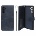 کیف موبایل مگنتی درجه یک داخل خز MNC Plus مدل Samsung Galaxy A05s / M14 4G / F14 4G - سرمه ای