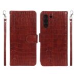 کیف موبایل مگنتی کروکو MNC مدل Samsung Galaxy S21 FE - زرشکی