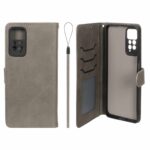 کیف موبایل مگنتی درجه یک داخل خز MNC Plus مدل Xiaomi Redmi Note 12 Pro 4G / Redmi Note 11 Pro - خاکستری