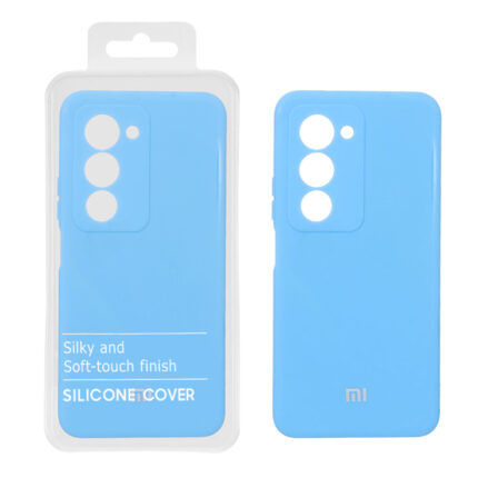 قاب نیو سیلیکون محافظ لنزدار RFF مدل Xiaomi Redmi 15 4G - آبی (پک دار)