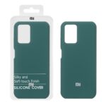 قاب سیلیکونی پاک کنی اورجینال درجه یک Xiaomi Redmi Note 10 4G / Redmi Note 10S / Poco M5S - سبز (پک دار)