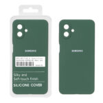 قاب سیلیکونی پاک کنی اورجینال درجه یک Samsung Galaxy A07 - سبز (پک دار)