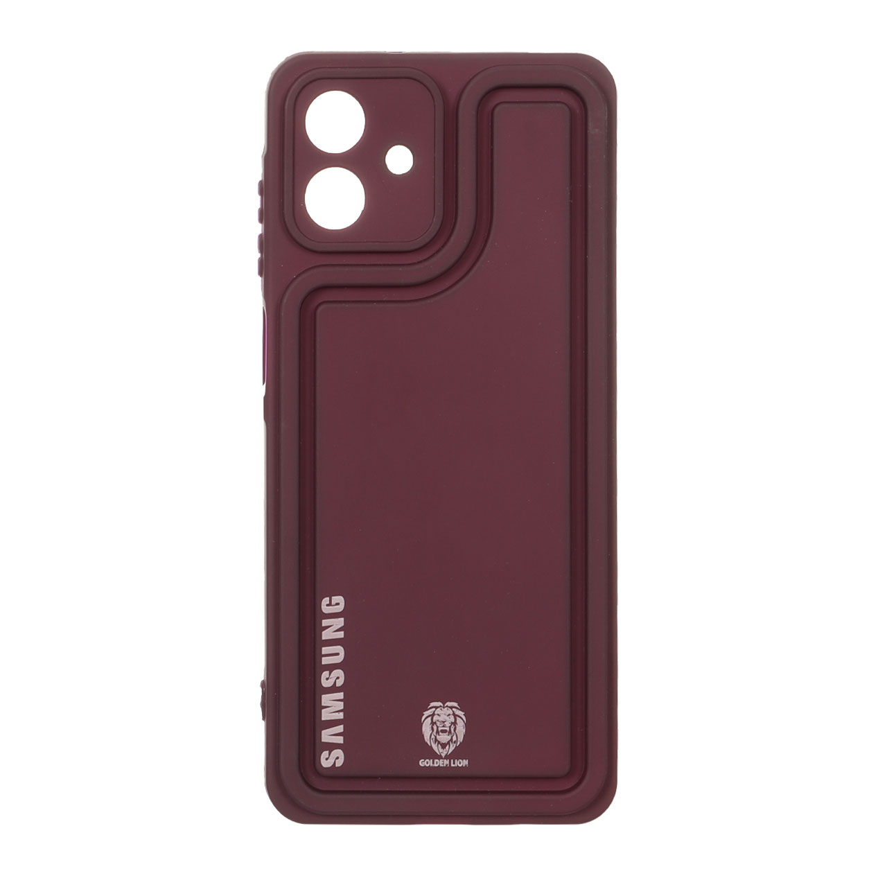 1592864 قاب Solid Case منحنی Golden Lion مدل Samsung Galaxy A07 - بنفش تیره - تصویر 1