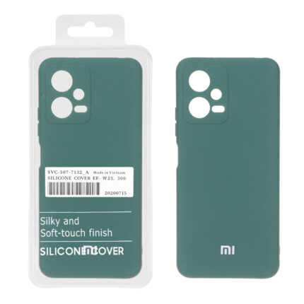 قاب نیو سیلیکون محافظ لنزدار RFF مدل Xiaomi Redmi Note 12 5G / Poco X5 5G - سبز(پک دار)