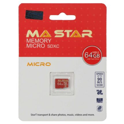 MA Star MicroSDHC U3 533X 90Mb/s - 64GB - (گارانتی فراگامان)