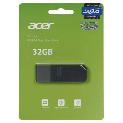 Acer UP300 USB 3.2 Flash Memory - 32GB - خاکستری (گارانتی متین)
