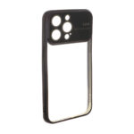قاب دور رنگی محافظ لنز شیشه ای Apple iPhone 15 Pro Max - مشکی