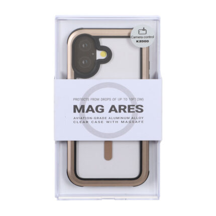 قاب Original KDoo MAG ARES مدل Apple iPhone 17 - طلایی (پک دار) - NTC