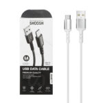 کابل شارژ 1.1 متری فست Shoosh Type-C مدل SH72C - سفید - SMO