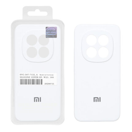 قاب سیلیکونی پاک کنی اورجینال Master Quality مدل Xiaomi Redmi Note 15 Pro Plus - سفید (پک دار)