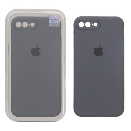 قاب سیلیکونی پاک کنی اورجینال Master Quality مدل Apple iPhone 7 Plus / iPhone 8 Plus - خاکستری (پک دار)