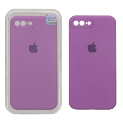 قاب سیلیکونی پاک کنی اورجینال Master Quality مدل Apple iPhone 7 Plus / iPhone 8 Plus - ارغوانی (پک دار)