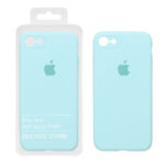 قاب سیلیکونی پاک کنی محافظ لنزدار اورجینال Apple iPhone 7 / iPhone 8 / iPhone SE (2020) - سبزآبی (پک اصلی)