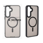 قاب اورجینال Magic Mask مات Magsafe بلک لنز Samsung Galaxy S25 FE - مشکی (پک دار)