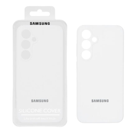 قاب سیلیکونی پاک کنی اورجینال Master Quality مدل Samsung Galaxy S24 FE - سفید (پک دار)