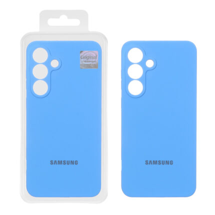قاب سیلیکونی پاک کنی اورجینال Master Quality مدل Samsung Galaxy S25 FE - آبی (پک دار)