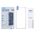 محافظ صفحه نمایش شیشه ای خم فول چسب Full Cover Xmart درجه یک Samsung Galaxy Note20 Ultra - مشکی (پک دار)