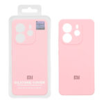 قاب سیلیکونی پاک کنی اورجینال Master Quality مدل Xiaomi Redmi Note 14 4G - صورتی (پک دار)