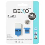 BEXO B-601 USB2.0 Flash Memory-16GB (گارانتی داده پردازی آواتک) آبی کاربنی