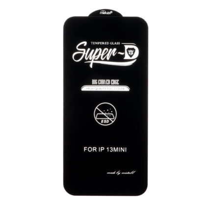 محافظ صفحه نمایش شیشه ای Apple iPhone 13 Mini - Full Cover Super D Mietubl - ESD - مشکی (بدون پک) - NTC ORG