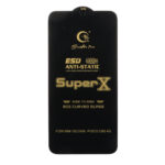 محافظ صفحه نمایش آنتی استاتیک Xiaomi Redmi 15C / Poco C85 - Full Cover Super X - مشکی (بدون پک)