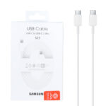 کابل شارژ 1.8 متری فست و Samsung Type-C to Type PD مدل EP-DW767 - سفید - (گارانتی پارتیان پایا)