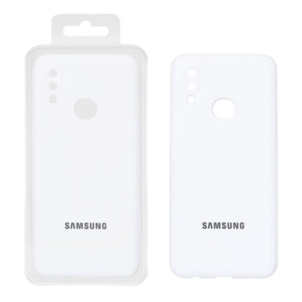 قاب سیلیکونی پاک کنی اورجینال Master Quality مدل Samsung Galaxy A10s - سفید (پک دار)