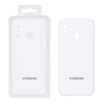 قاب سیلیکونی پاک کنی اورجینال Master Quality مدل Samsung Galaxy A30 / A20 - سفید (پک دار)