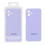 قاب سیلیکونی پاک کنی اورجینال Master Quality مدل Samsung Galaxy A07 - یاسی (پک دار)